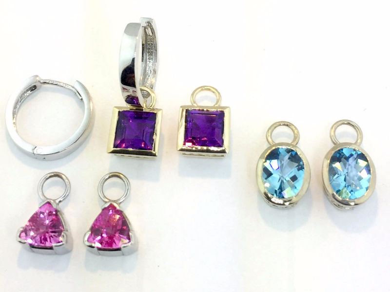 Custom Design Jewelry Gold Diamond Earrings